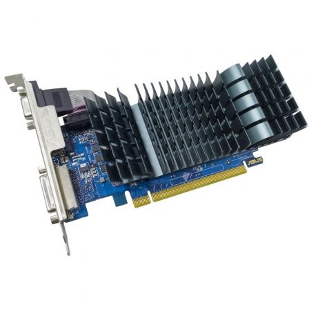 Asus Tarjeta Gráfica GeForce GT 710 2GB GDDR5 EVO - Refrigeración Pasiva 0 dB, Perfil Bajo, 3 Salidas (HDMI, DVI, VGA), PCIe 2.0, Modelo 90YV0ALA-M0NA00 Asus Tarjeta Gráfica GeForce GT 710 2GB GDDR5 EVO - Refrigeración Pasiva 0 dB, Perfil Bajo, 3 Salidas (HDMI, DVI, VGA), PCIe 2.0, Modelo 90YV0ALA-M0NA00